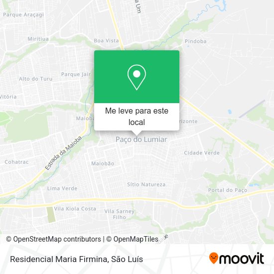 Residencial Maria Firmina mapa