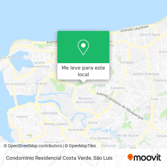 Condomínio Residencial Costa Verde mapa