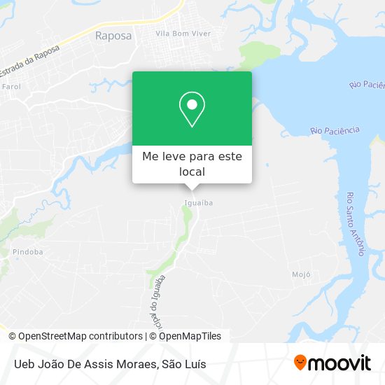 Ueb João De Assis Moraes mapa