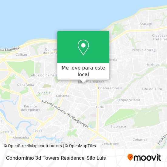 Condomínio 3d Towers Residence mapa