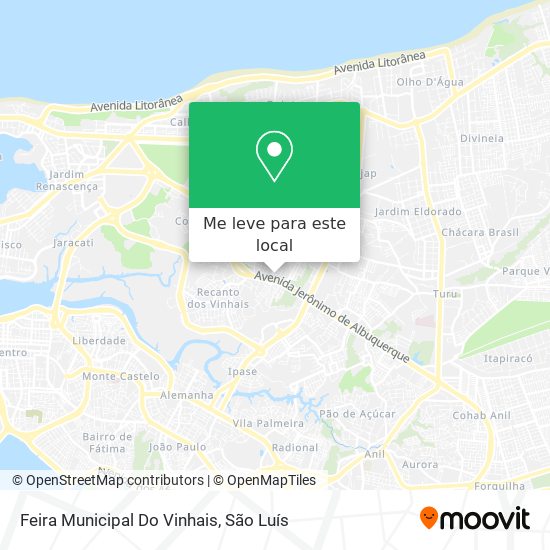 Feira Municipal Do Vinhais mapa