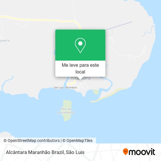 Alcântara Maranhão Brazil mapa