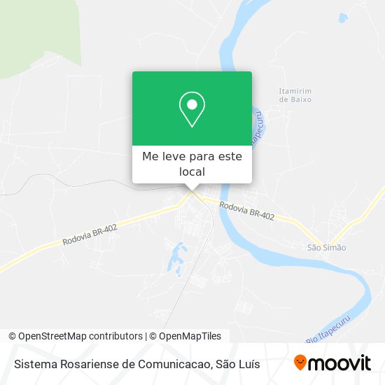 Sistema Rosariense de Comunicacao mapa