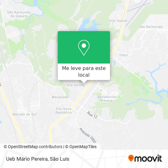 Ueb Mário Pereira mapa