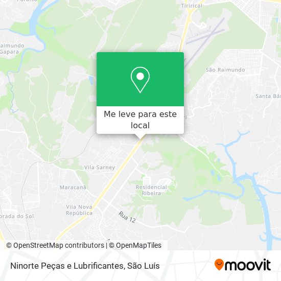 Ninorte Peças e Lubrificantes mapa