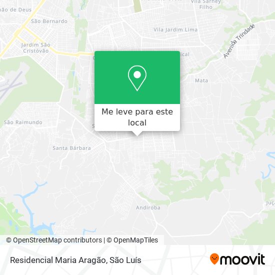 Residencial Maria Aragão mapa