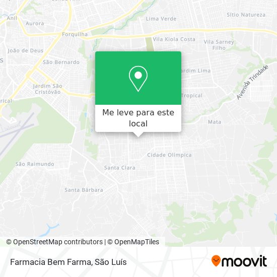 Farmacia Bem Farma mapa