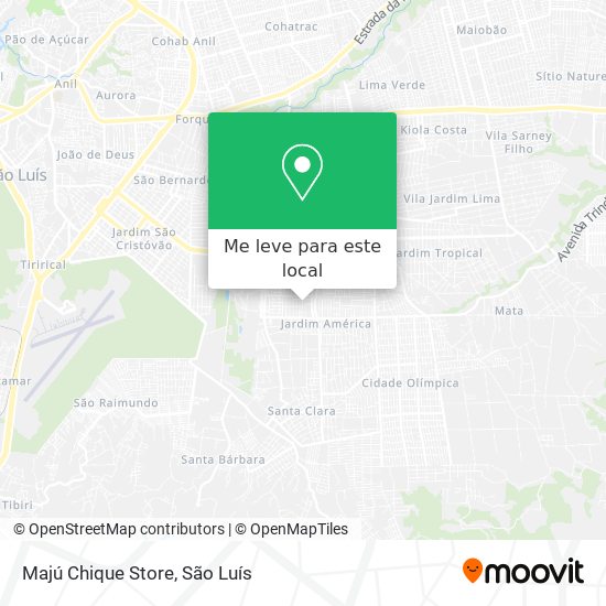 Majú Chique Store mapa