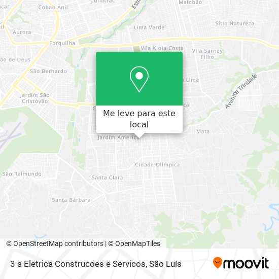 3 a Eletrica Construcoes e Servicos mapa
