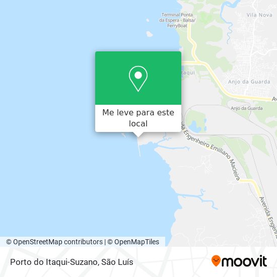 Porto do Itaqui-Suzano mapa