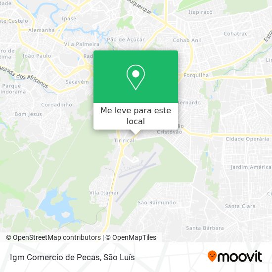 Igm Comercio de Pecas mapa
