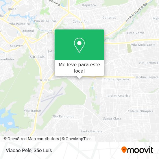 Viacao Pele mapa