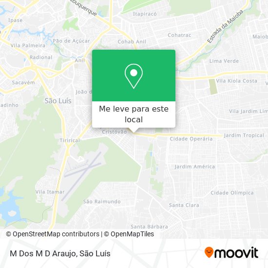 M Dos M D Araujo mapa