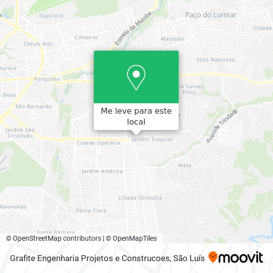 Grafite Engenharia Projetos e Construcoes mapa