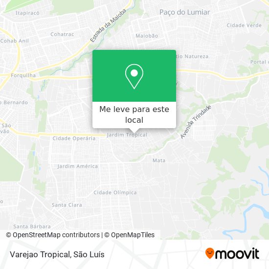 Varejao Tropical mapa