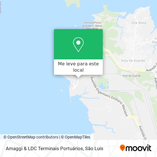 Amaggi & LDC Terminais Portuários mapa