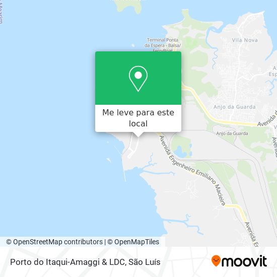 Porto do Itaqui-Amaggi & LDC mapa