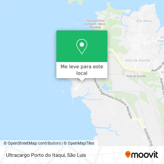 Ultracargo Porto do Itaqui mapa