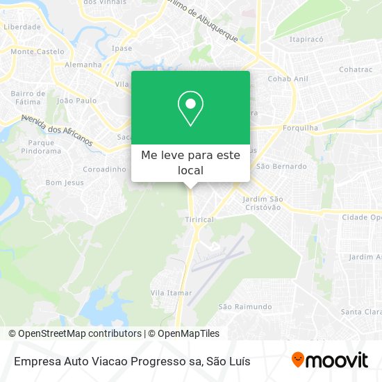 Empresa Auto Viacao Progresso sa mapa