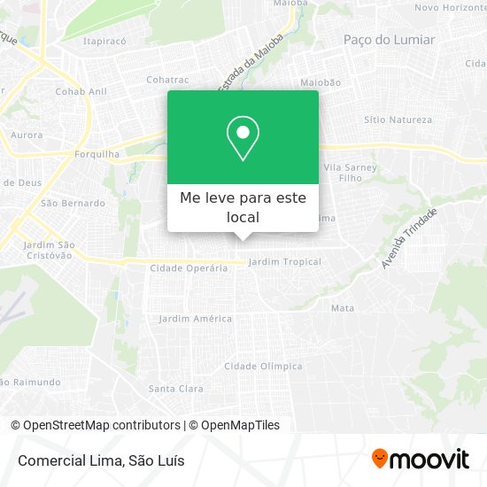 Comercial Lima mapa