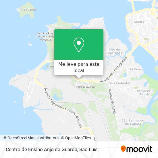 Centro de Ensino Anjo da Guarda mapa