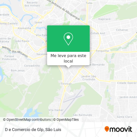 D e Comercio de Glp mapa