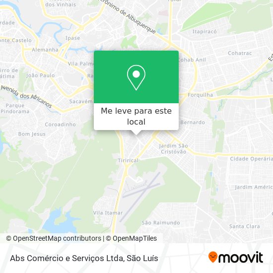 Abs Comércio e Serviços Ltda mapa