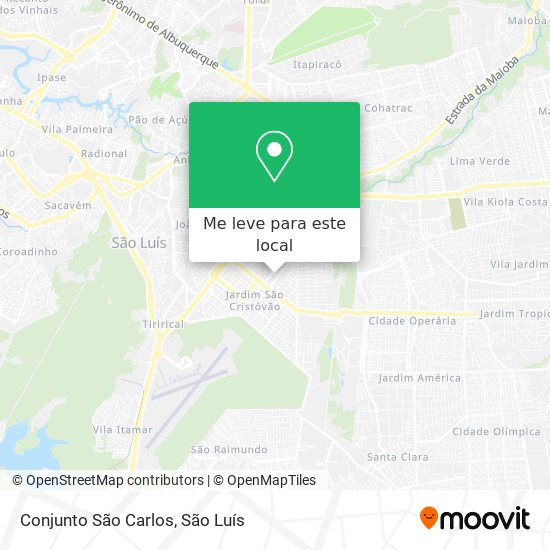 Conjunto São Carlos mapa