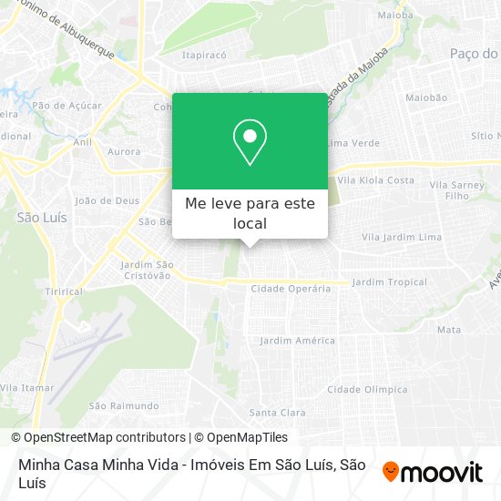Minha Casa Minha Vida - Imóveis Em São Luís mapa