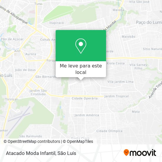 Atacado Moda Infantil mapa