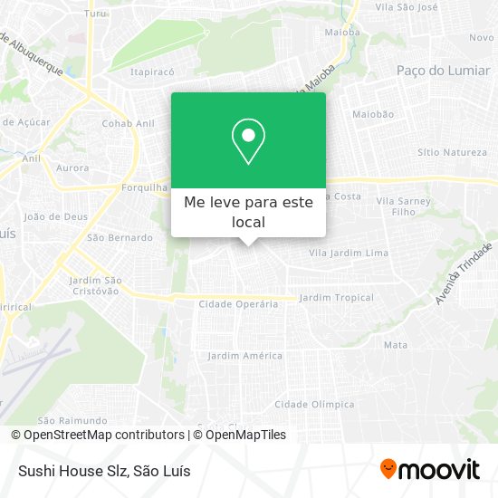 Sushi House Slz mapa