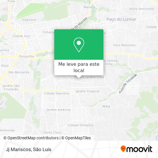 Jj Mariscos mapa