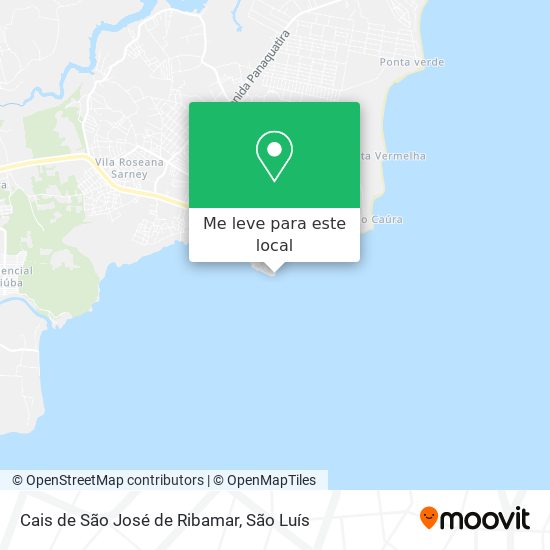 Cais de São José de Ribamar mapa