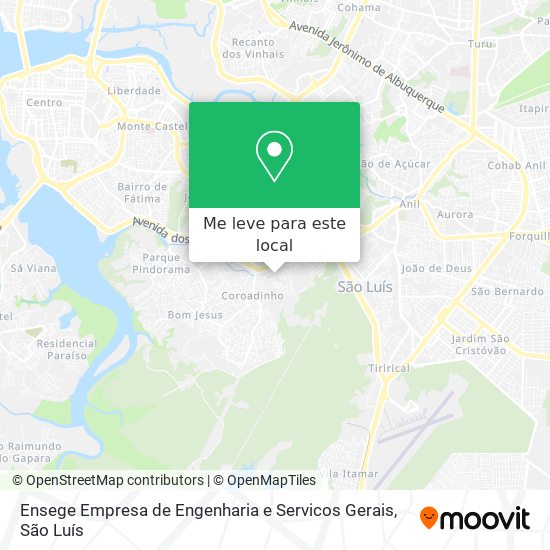 Ensege Empresa de Engenharia e Servicos Gerais mapa