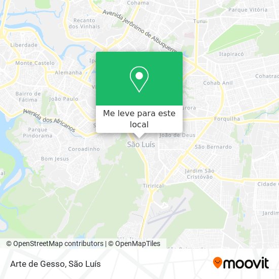 Arte de Gesso mapa