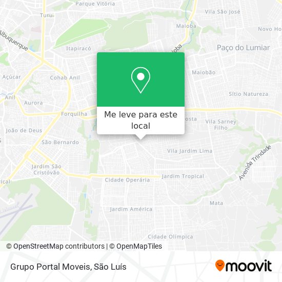 Grupo Portal Moveis mapa