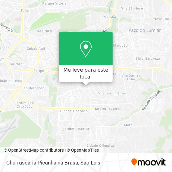 Churrascaria Picanha na Brasa mapa
