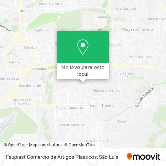Fauplast Comercio de Artigos Plasticos mapa