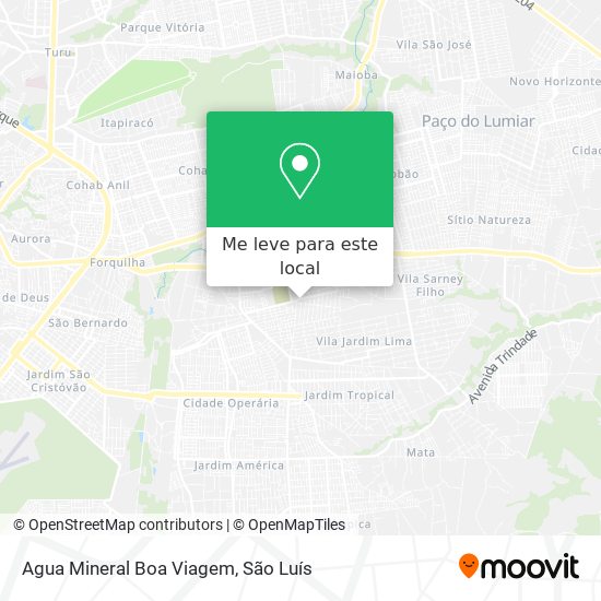 Agua Mineral Boa Viagem mapa