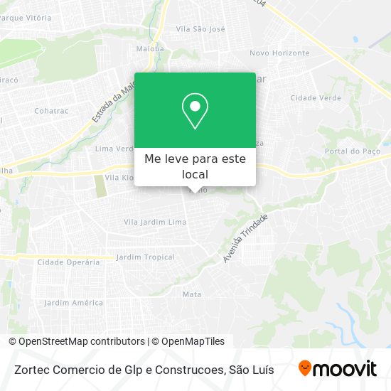 Zortec Comercio de Glp e Construcoes mapa