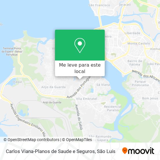 Carlos Viana-Planos de Saude e Seguros mapa