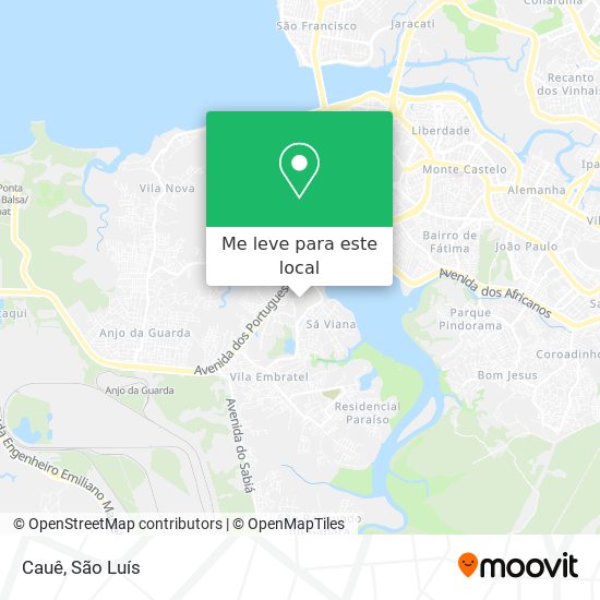 Cauê mapa