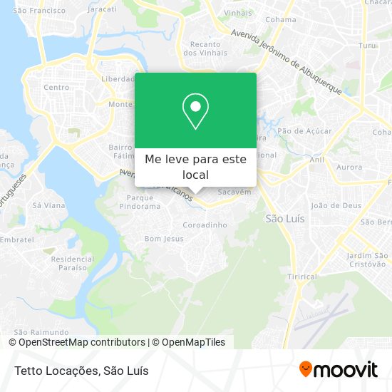 Tetto Locações mapa