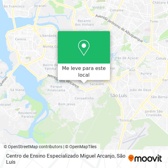 Centro de Ensino Especializado Miguel Arcanjo mapa