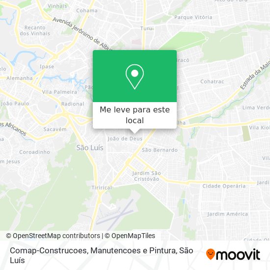 Comap-Construcoes, Manutencoes e Pintura mapa