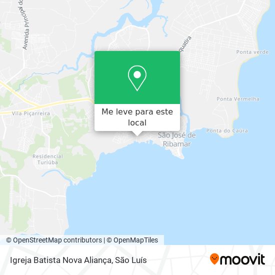Igreja Batista Nova Aliança mapa