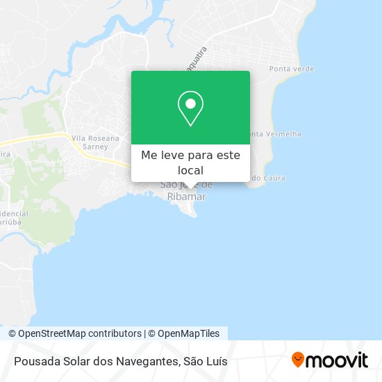 Pousada Solar dos Navegantes mapa