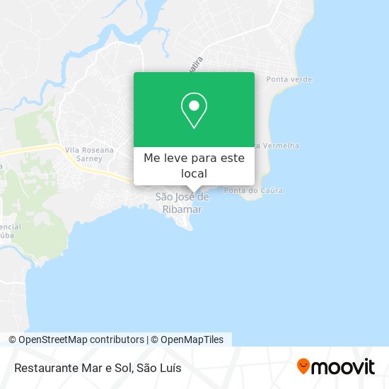 Restaurante Mar e Sol mapa