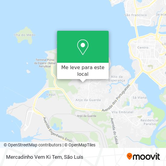 Mercadinho Vem Ki Tem mapa