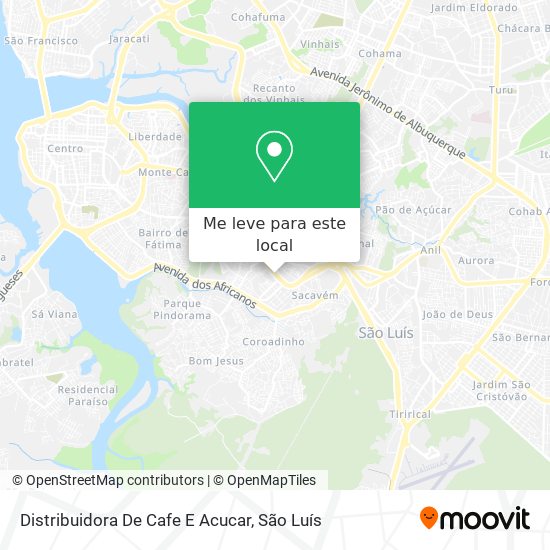 Distribuidora De Cafe E Acucar mapa
